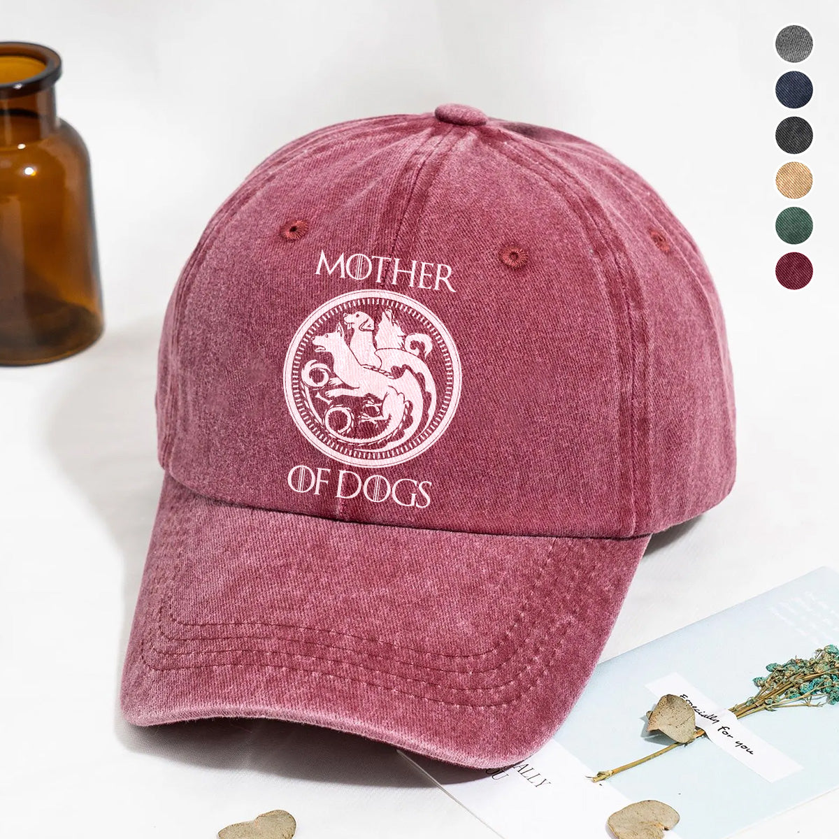 PSC18 Mother Of Dogs - Wash Denim Cap