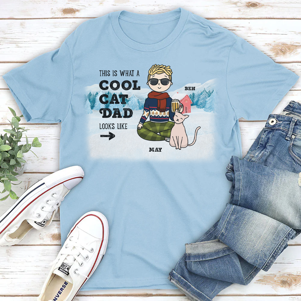 PST13 This Is What A Cool Cat Dad Looks Like - Christmas