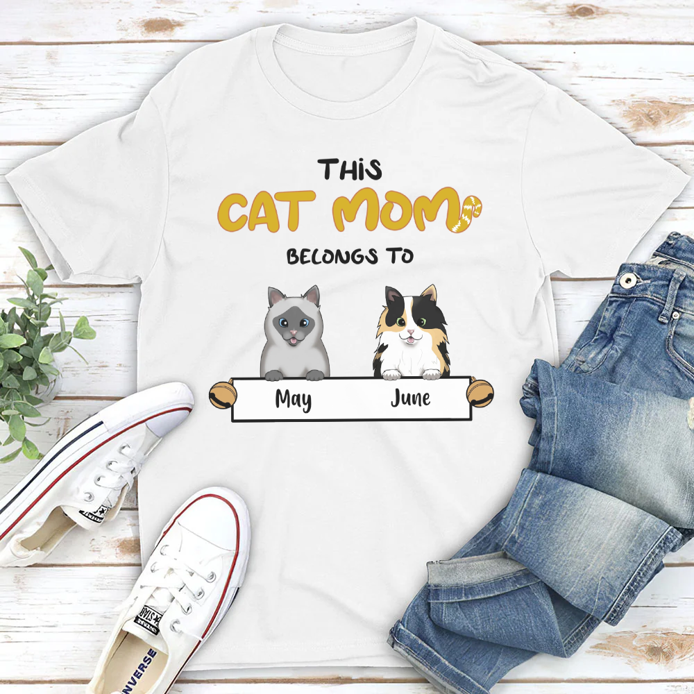 PST39 This Cat Mom Belongs To Frontal