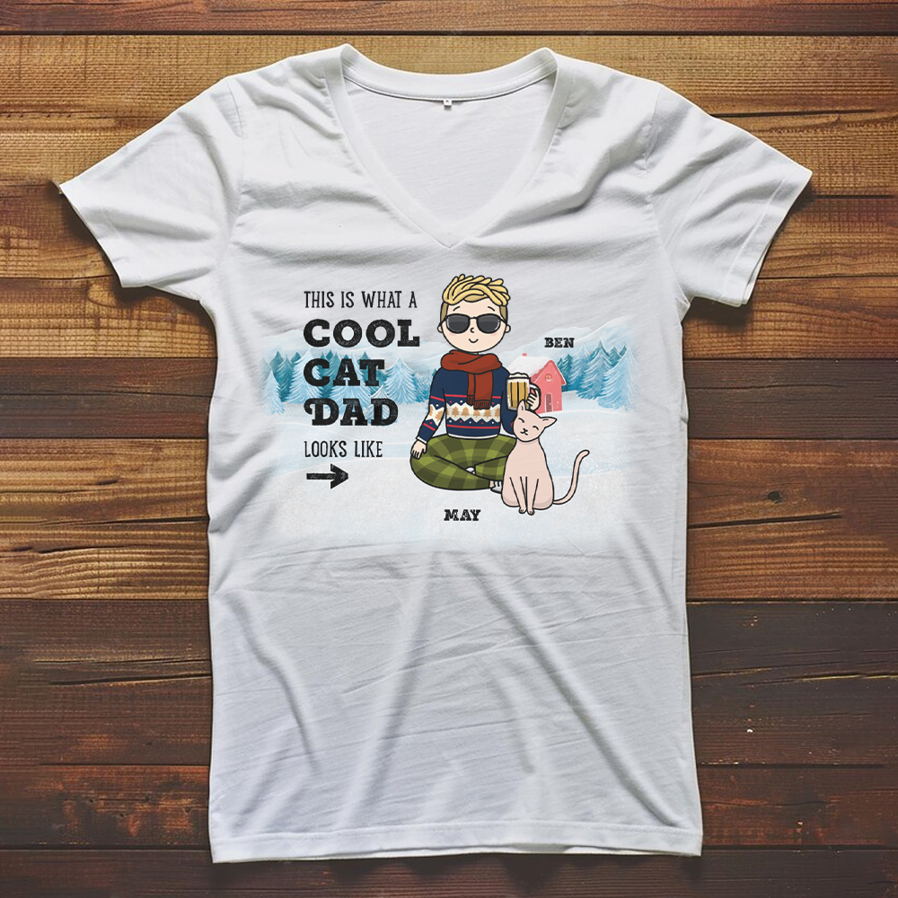 PST13 This Is What A Cool Cat Dad Looks Like - Christmas