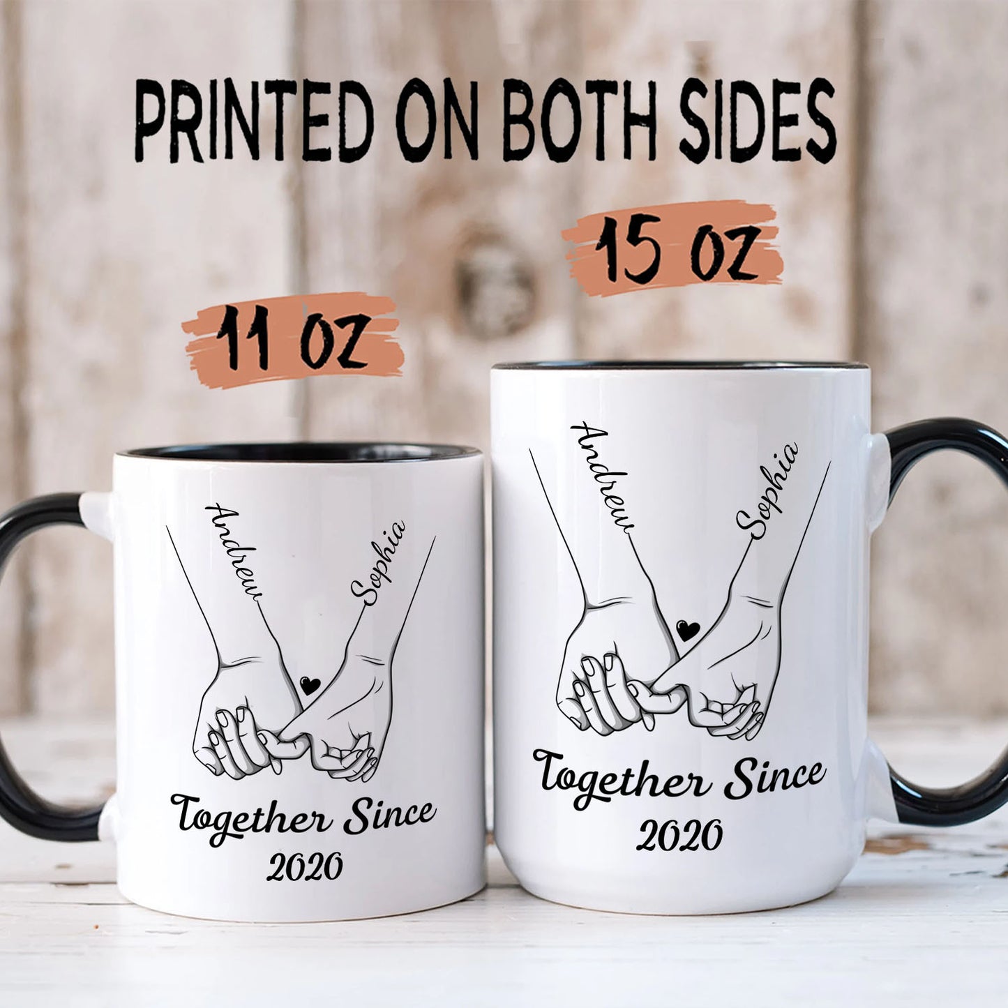 PSTPA13 Couple Together Since - White Mug Accent Mug
