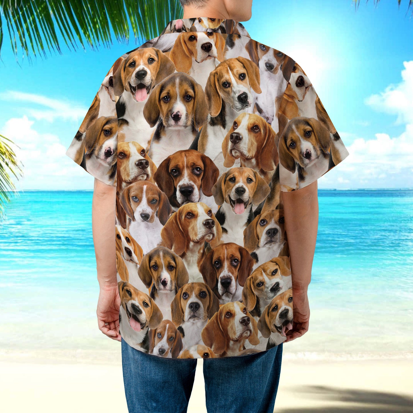 PSAH34 Beagles Hawaiian Shirt