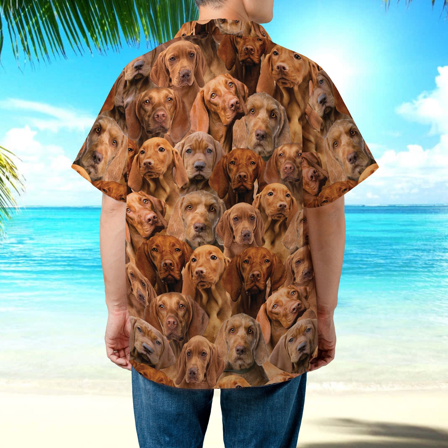 PSAH33 Vizslas Hawaiian Shirt