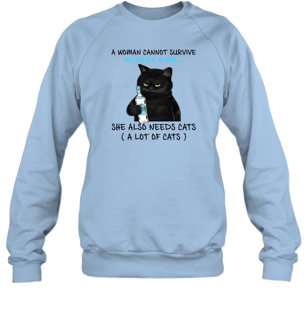 Miah1071_vodka A Woman Cannot Survive On Vodka Alone She Also Needs Cats