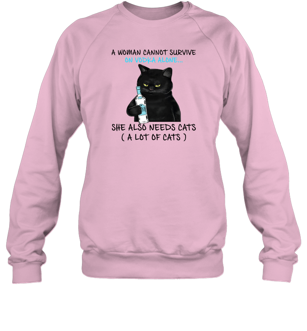 Miah1071_vodka A Woman Cannot Survive On Vodka Alone She Also Needs Cats