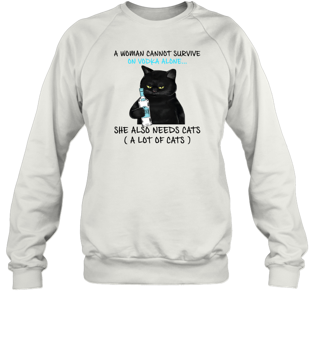 Miah1071_vodka A Woman Cannot Survive On Vodka Alone She Also Needs Cats
