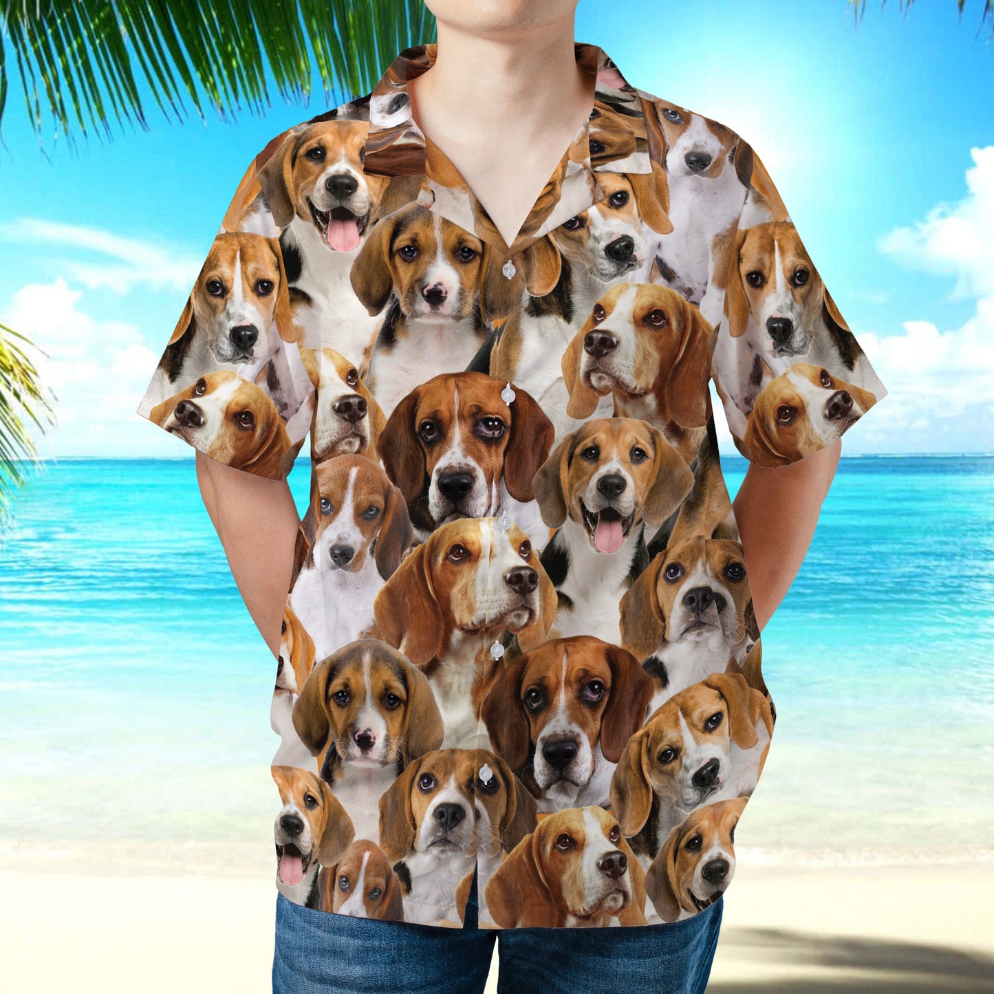 PSAH34 Beagles Hawaiian Shirt