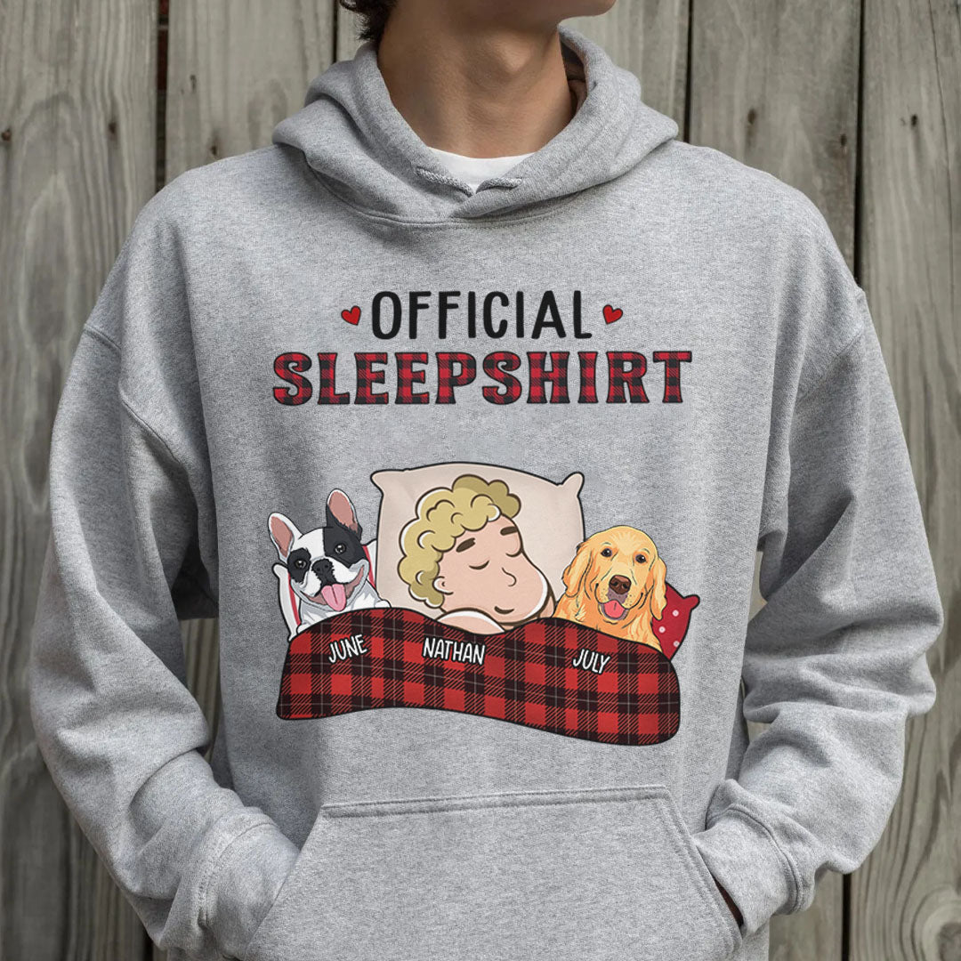 PSTPA04 Official Sleepshirt Dog Lover - Personalized Custom T-shirt Hoodie