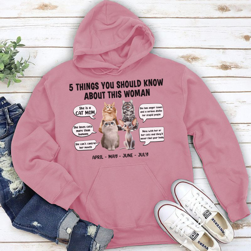 PST53 5 Things You Should Know About This Woman Cat Lover-Personalized Custom