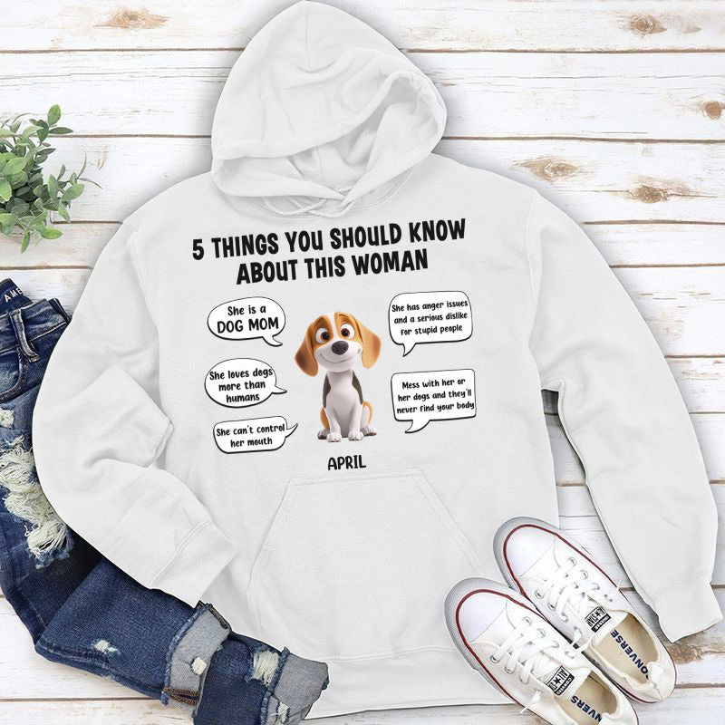 PST52 5 Things You Should Know About This Woman Dog Lover-Personalized Custom