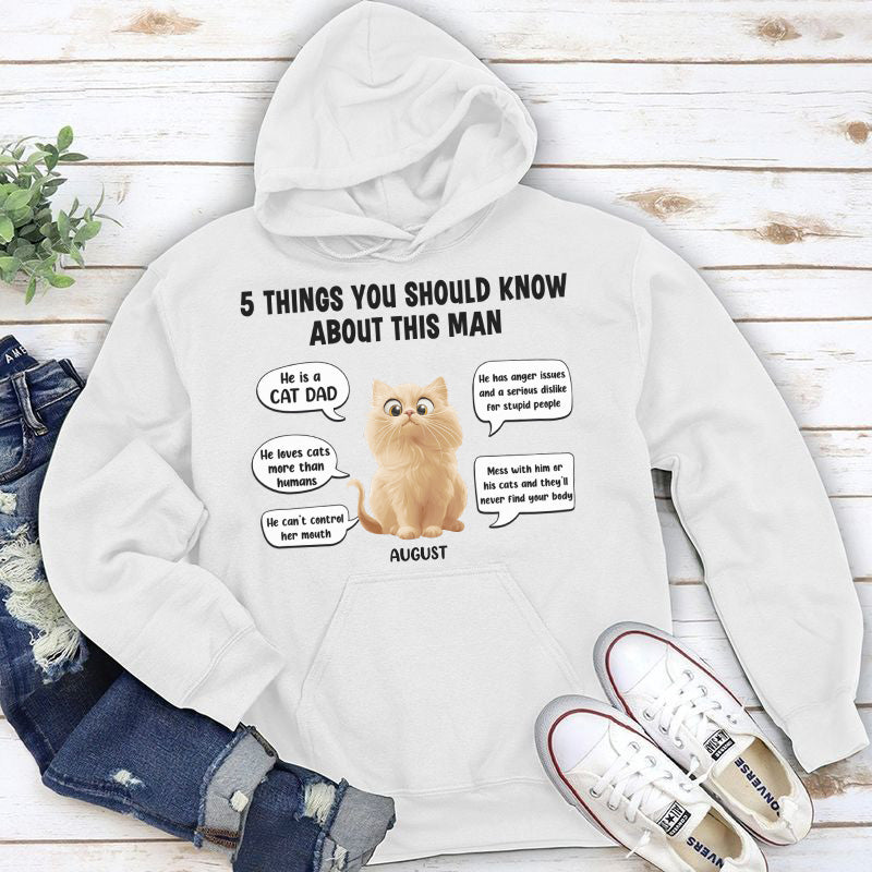 PST53 5 Things You Should Know About This Woman Cat Lover-Personalized Custom
