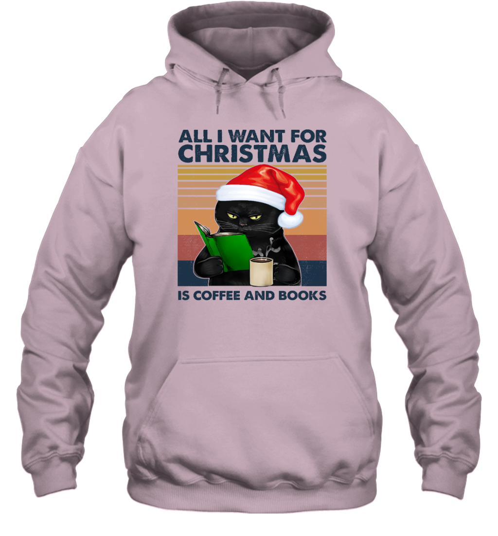 Miah887a All I Want For Christmas Is Coffee And Books Cat