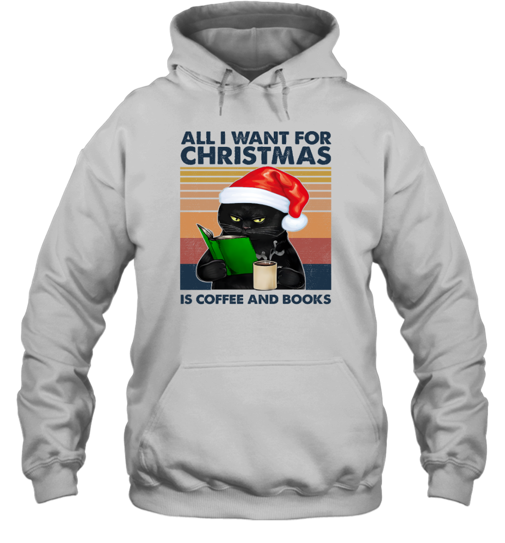 Miah887a All I Want For Christmas Is Coffee And Books Cat