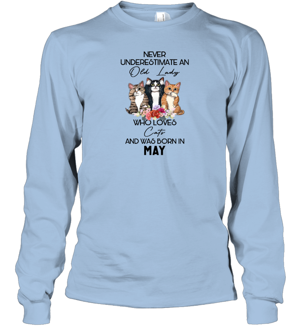 Miah1247_may Never Underestimate An Old Lady Who Loves Cats And Was Born In May