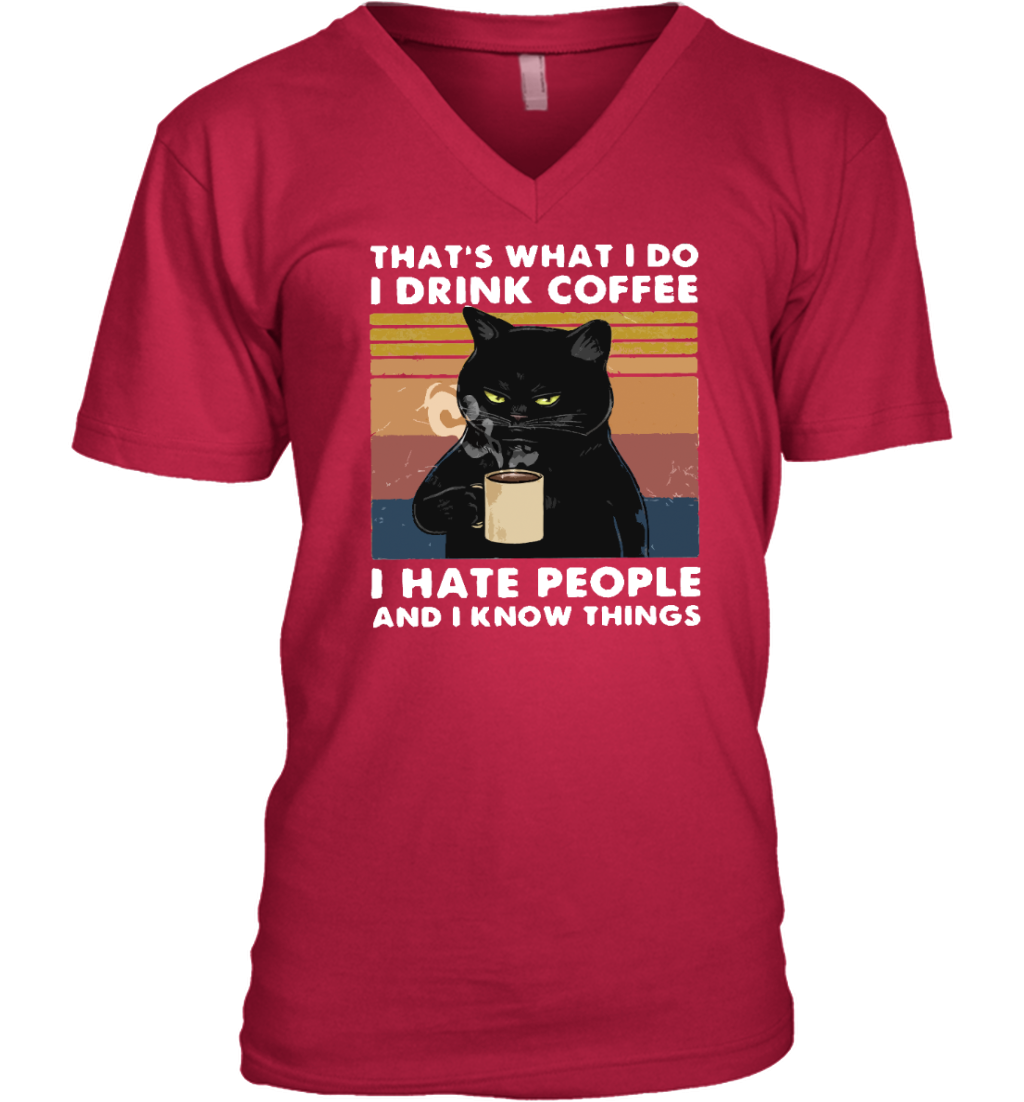 ETT178b I Drink Coffee I Hate People And I Know Things