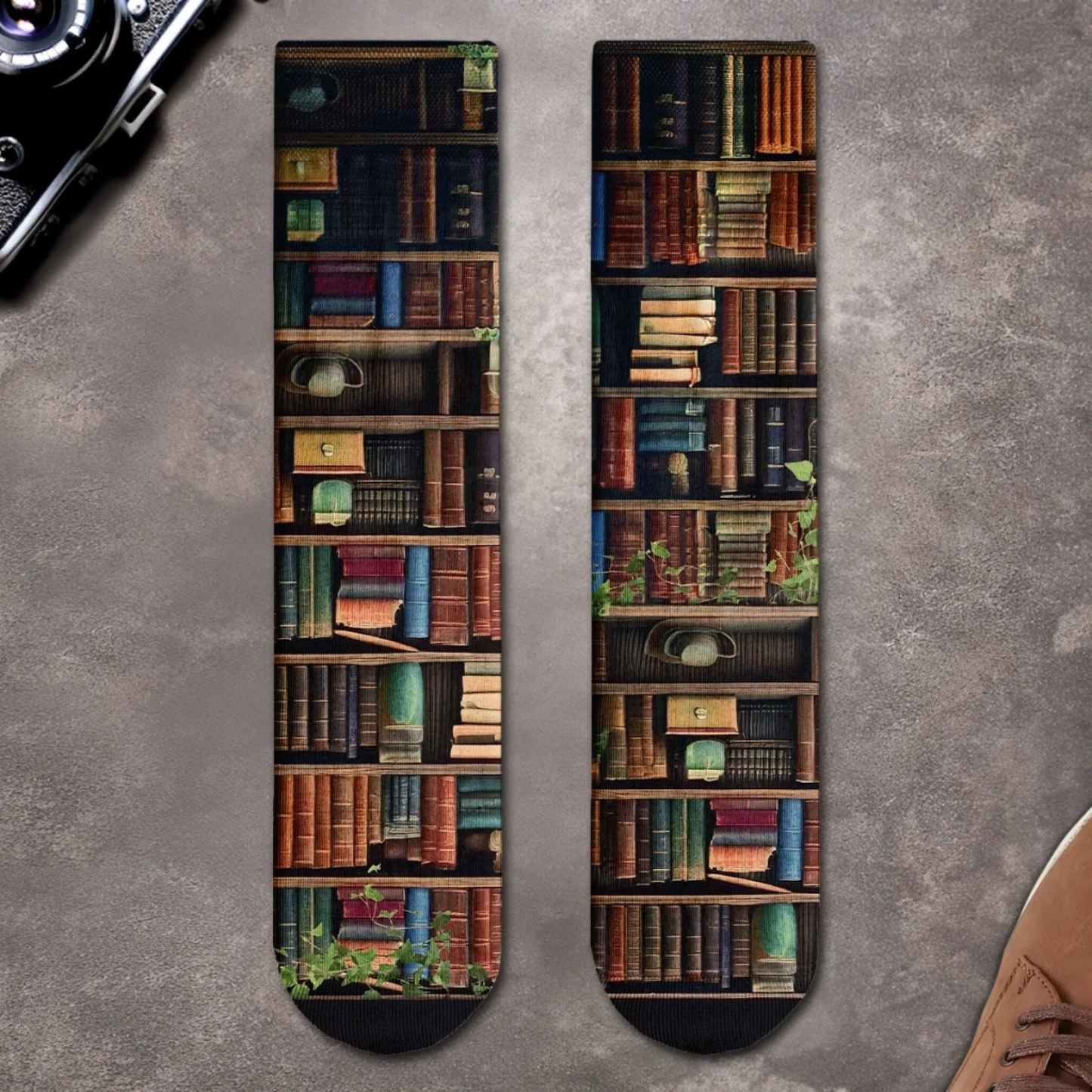 PSSO02 Just A Girl Who Loves Books Lover Bookworms-Personalized Custom Crew Socks