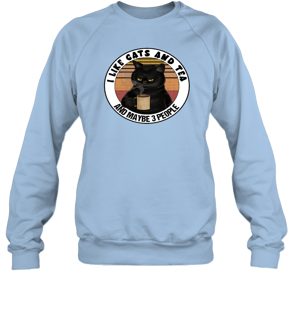 ETT916a I Love Cats And Tea And Maybe 3 People