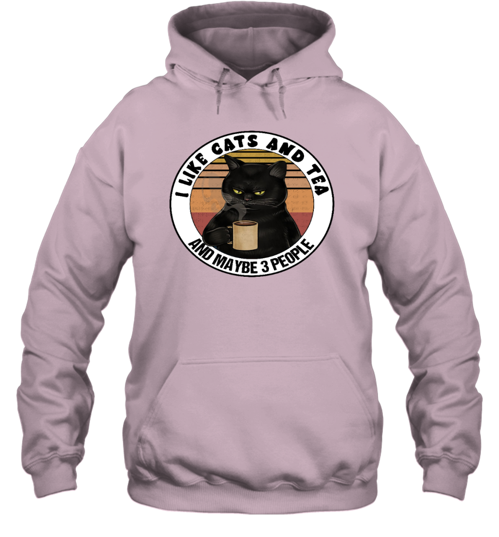 ETT916a I Love Cats And Tea And Maybe 3 People