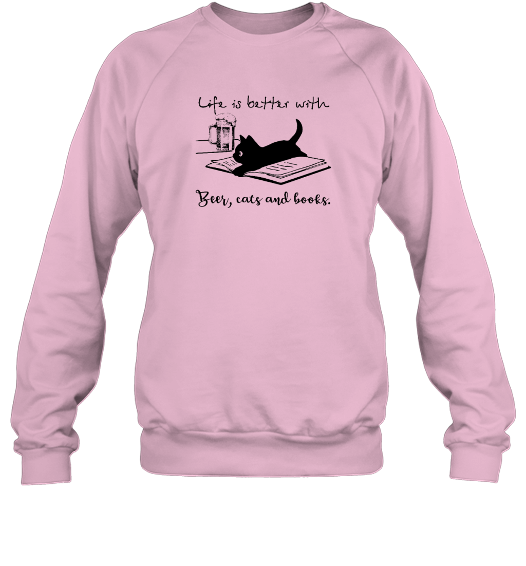 Miah869_beer Life Is Better With Beer, Cats And Books