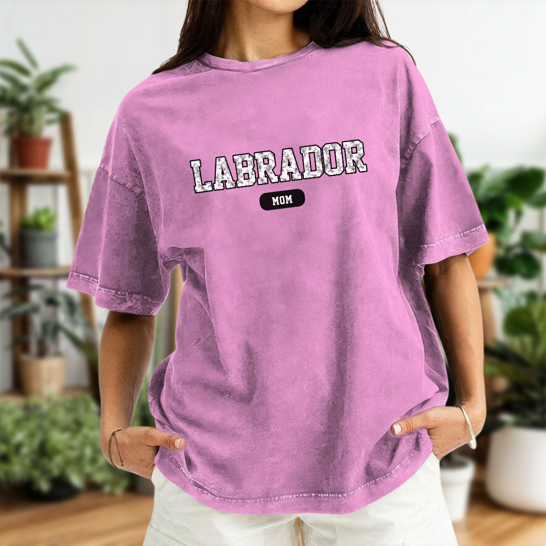 PST69 Toile De Jouy Style Dog Mom Dog Dad Dachshund Dog Lover - Personalized Custom Washed T-shirt