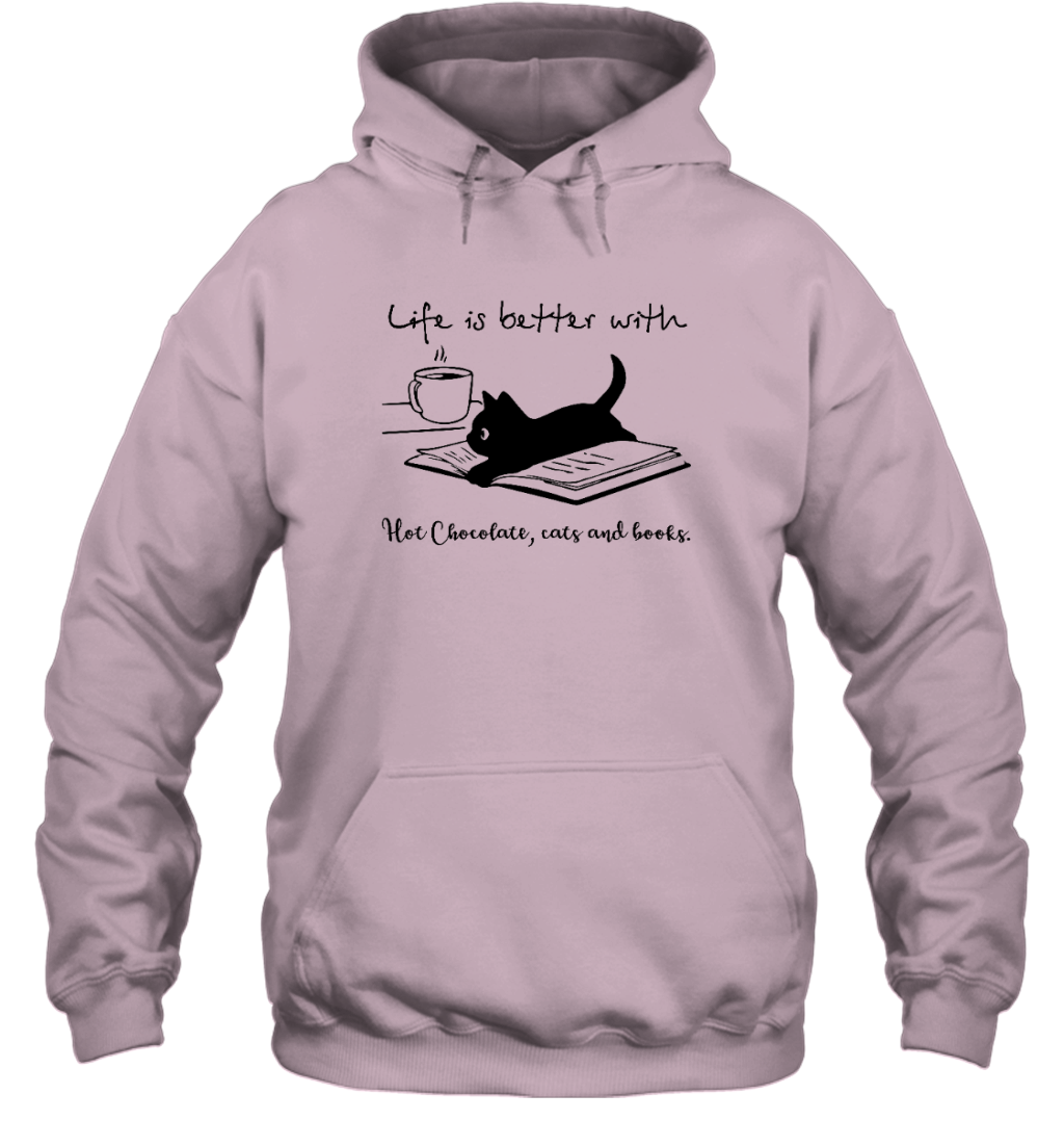 Miah869_chocolate Life Is Better With Hot Chocolate, Cats And Books