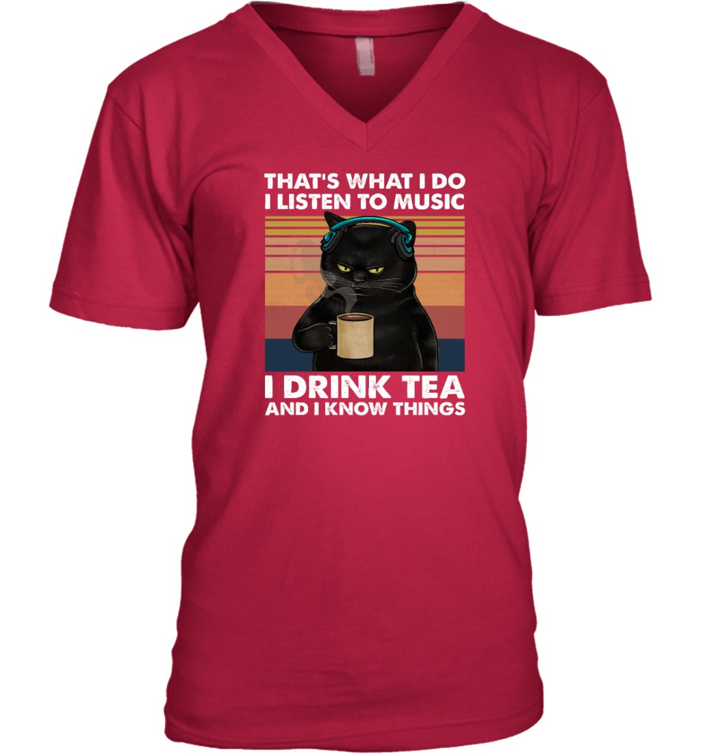 Miah920a That's What I Do I Listen To Music I Drink Tea And I Know Things cat
