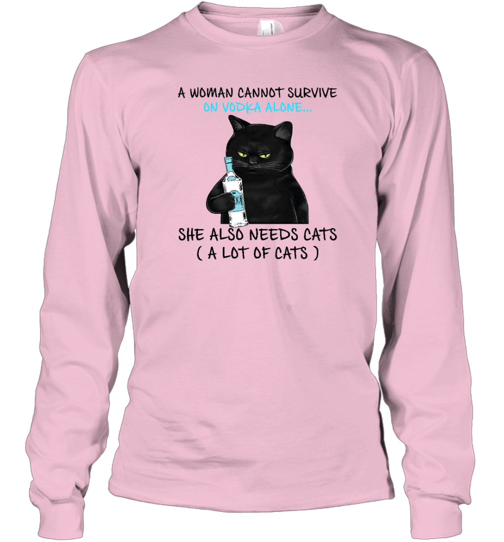 Miah1071_vodka A Woman Cannot Survive On Vodka Alone She Also Needs Cats