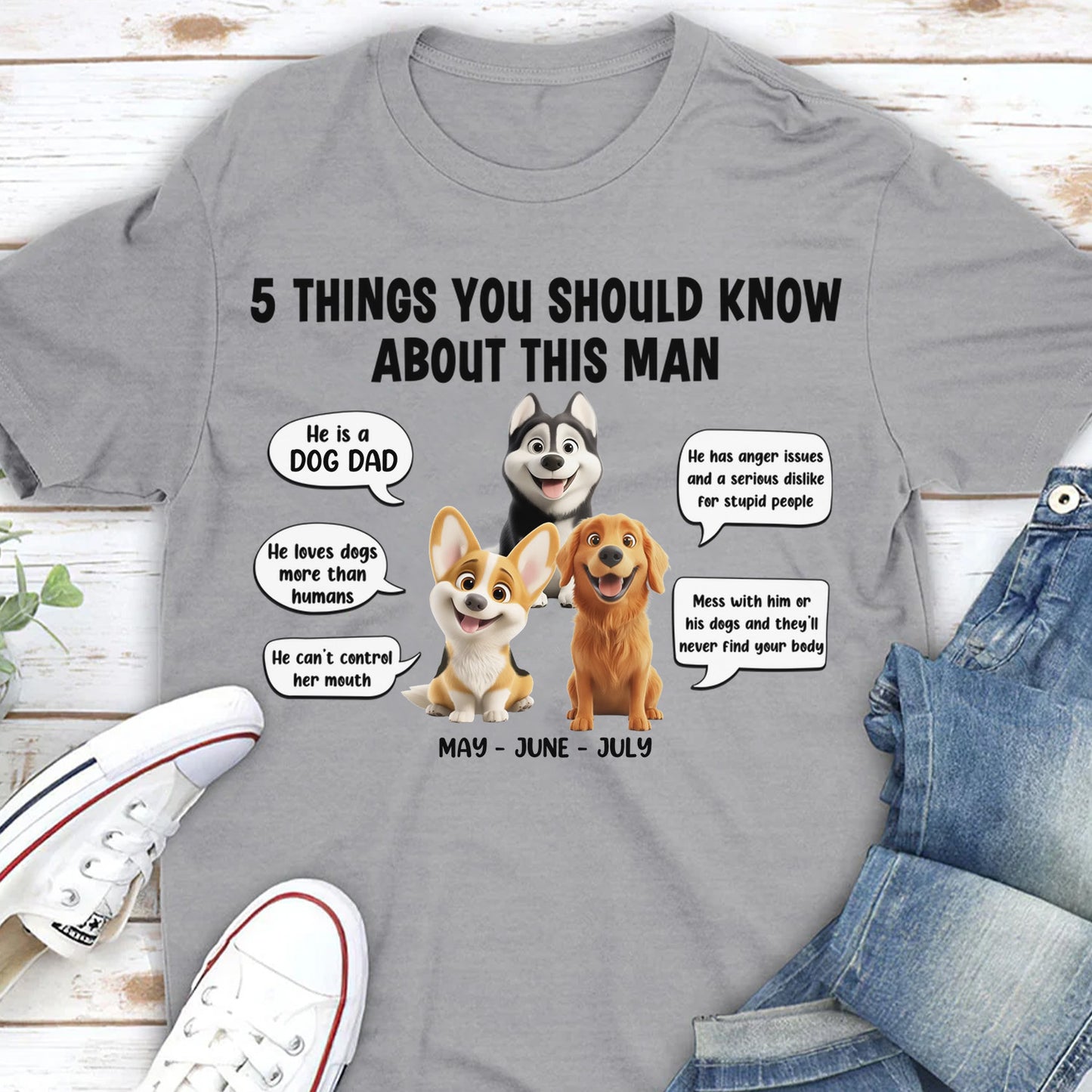 PST52 5 Things You Should Know About This Woman Dog Lover-Personalized Custom