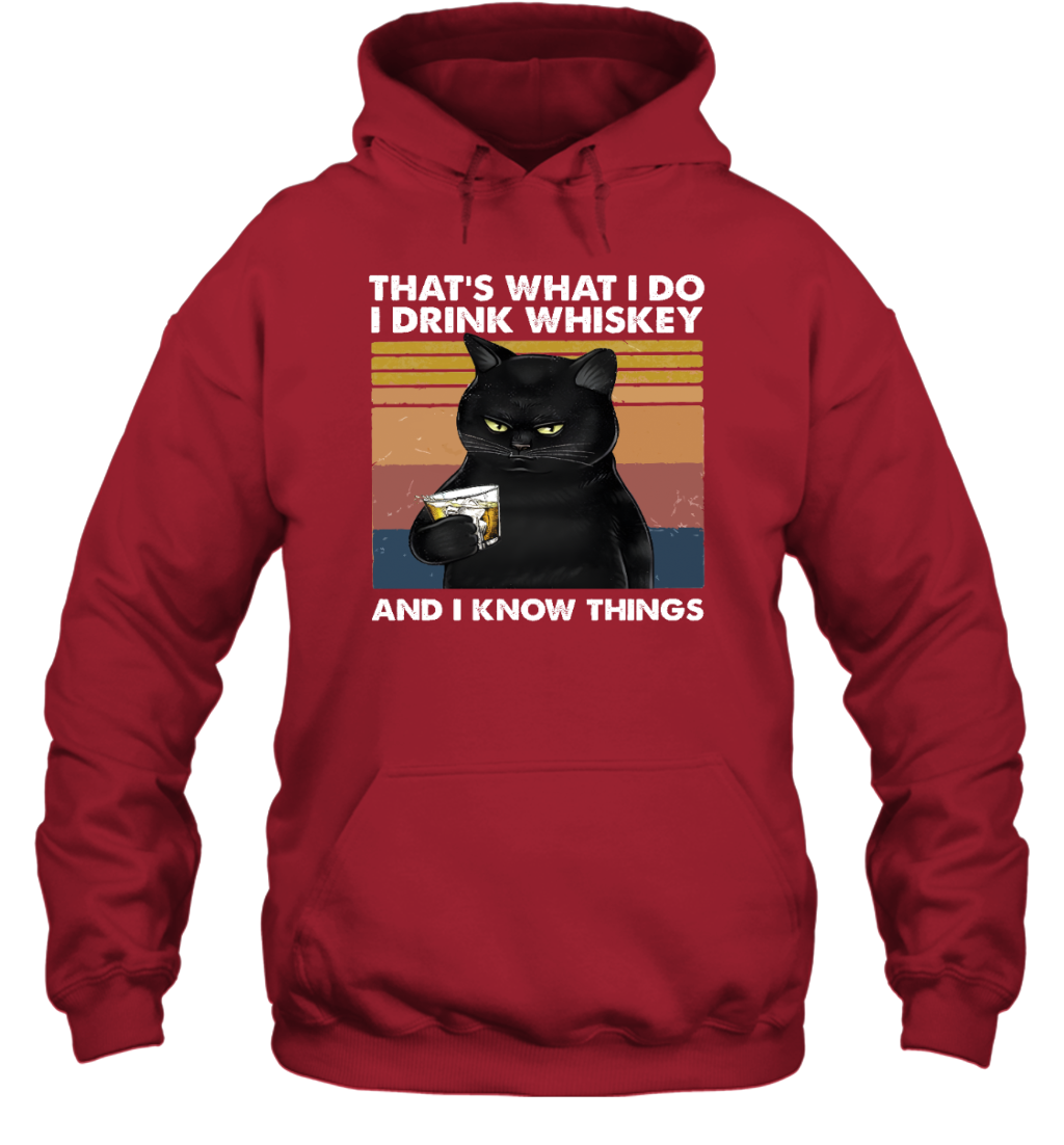 Miah926_cat That's What I Do I Drink Whiskey And I Know Things