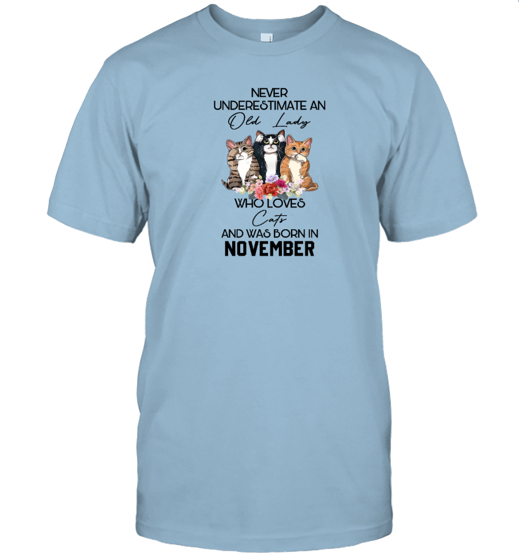 Miah1247_nov Never Underestimate An Old Lady Who Loves Cats And Was Born In November