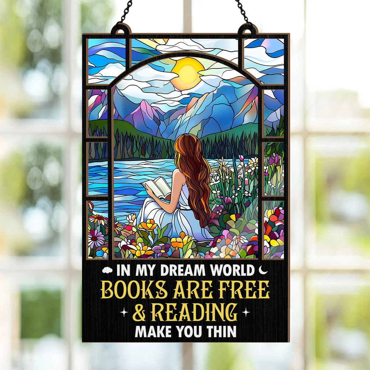 PSSW05 In My Dream World Window Hanging Suncatcher Ornament