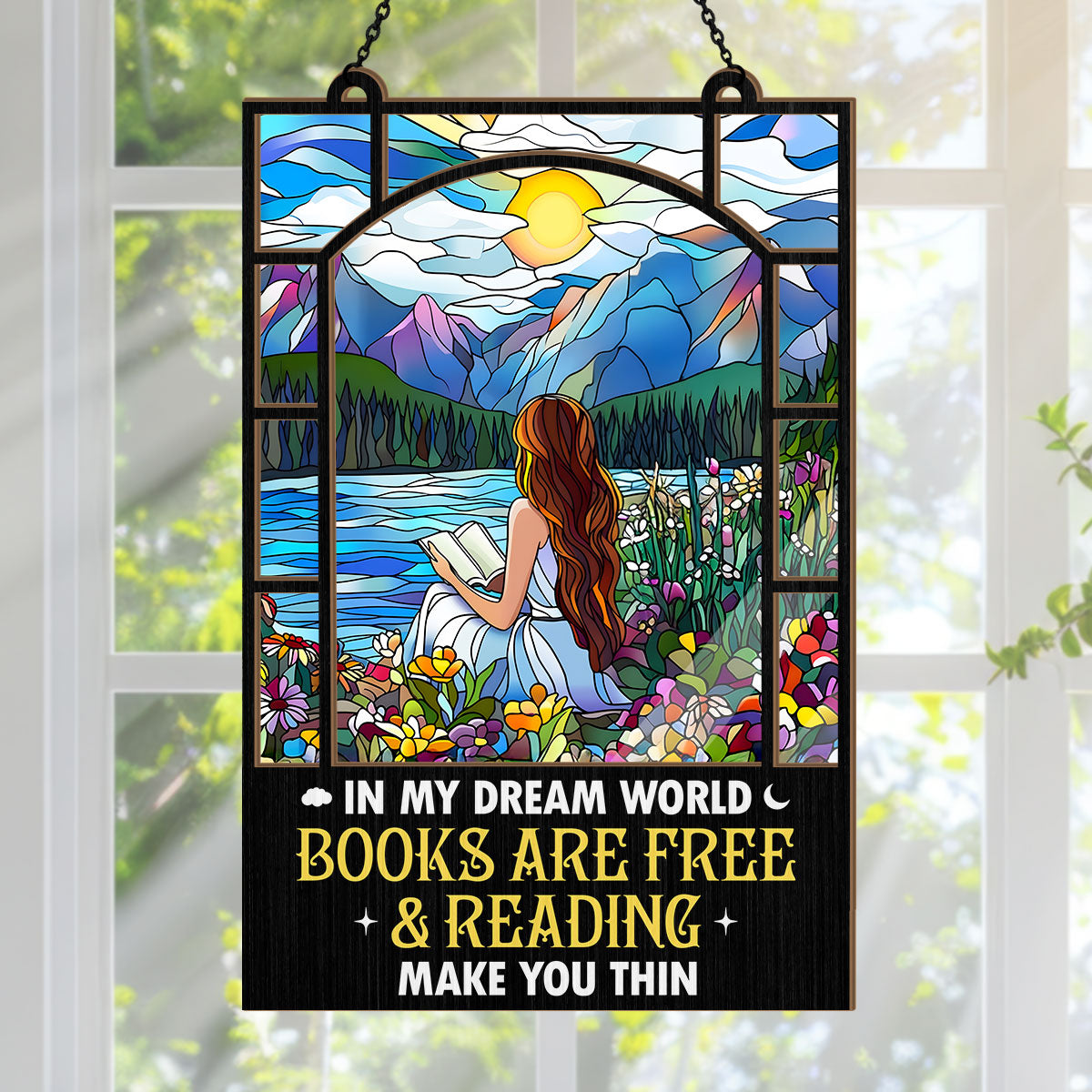 PSSW05 In My Dream World Window Hanging Suncatcher Ornament