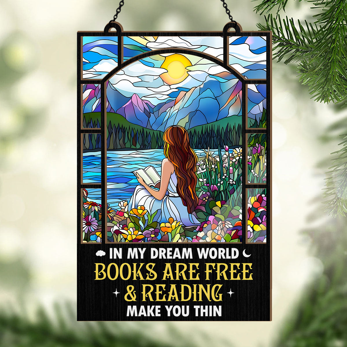 PSSW05 In My Dream World Window Hanging Suncatcher Ornament
