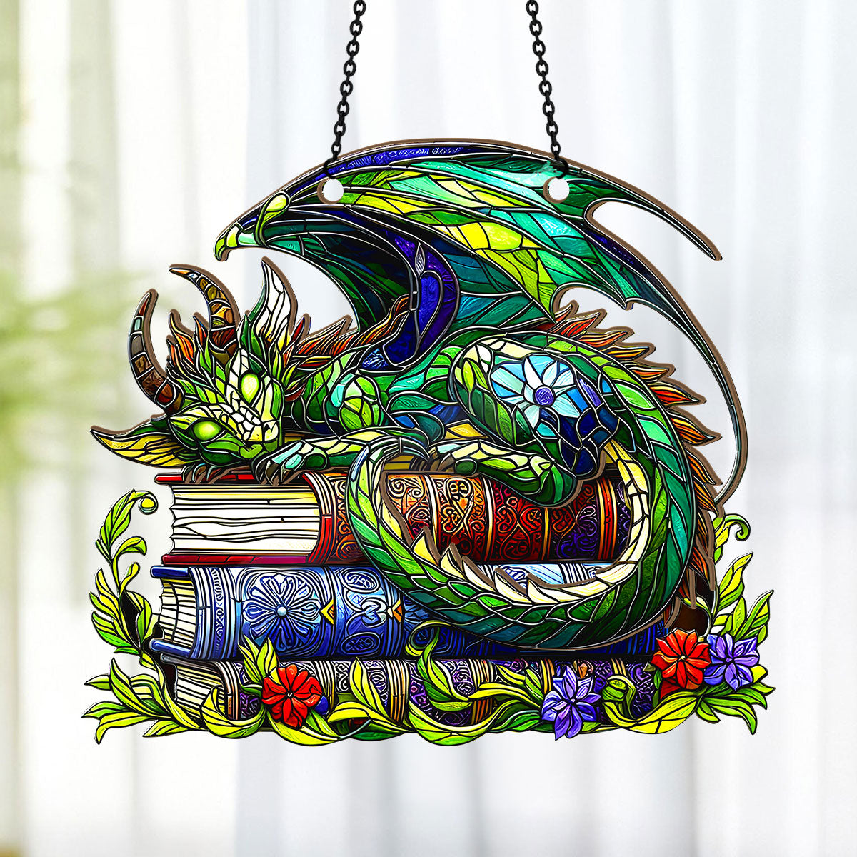 PSSW09 Whispers Between The Pages Suncatcher Ornament