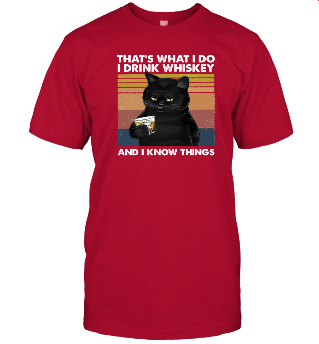 Miah926_cat That's What I Do I Drink Whiskey And I Know Things