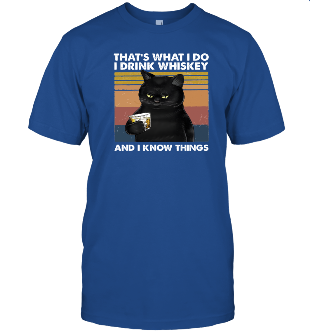 Miah926_cat That's What I Do I Drink Whiskey And I Know Things