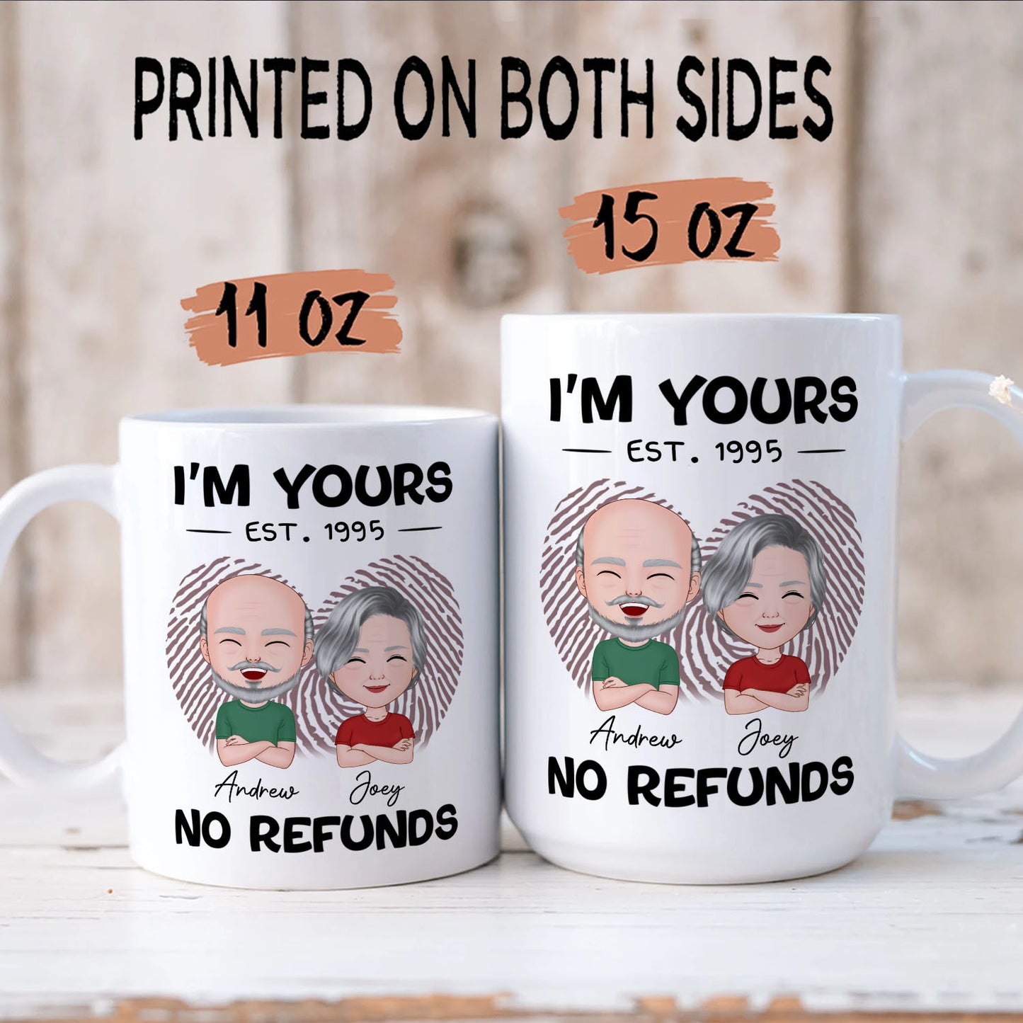 PST106 I'm Yours No Refunds - White Mug Accent Mug
