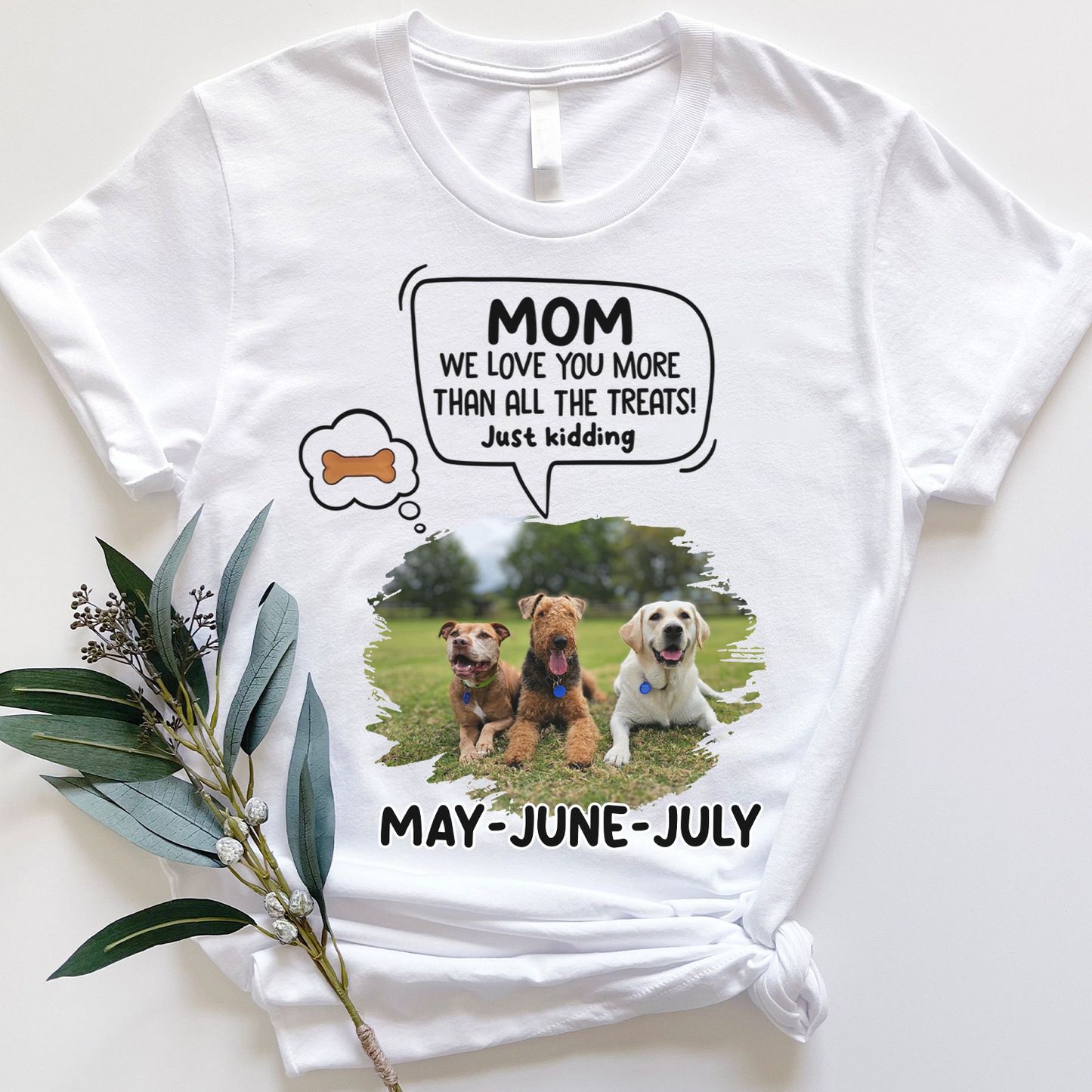 Miah1478 I Love You More Than All The Treats Just Kidding-Personalized Custom T-shirt