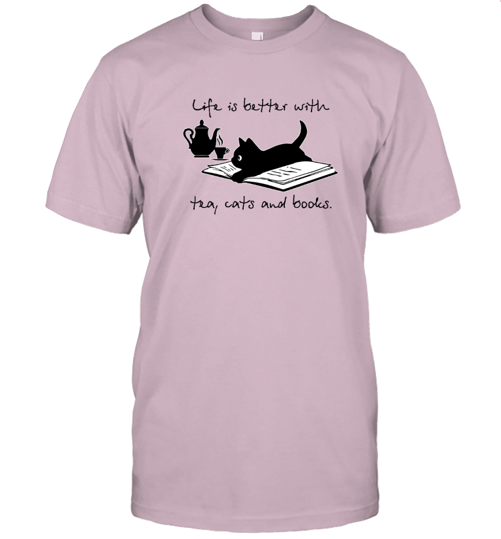 ETT1099a Life Is Better With Tea Cats And Books