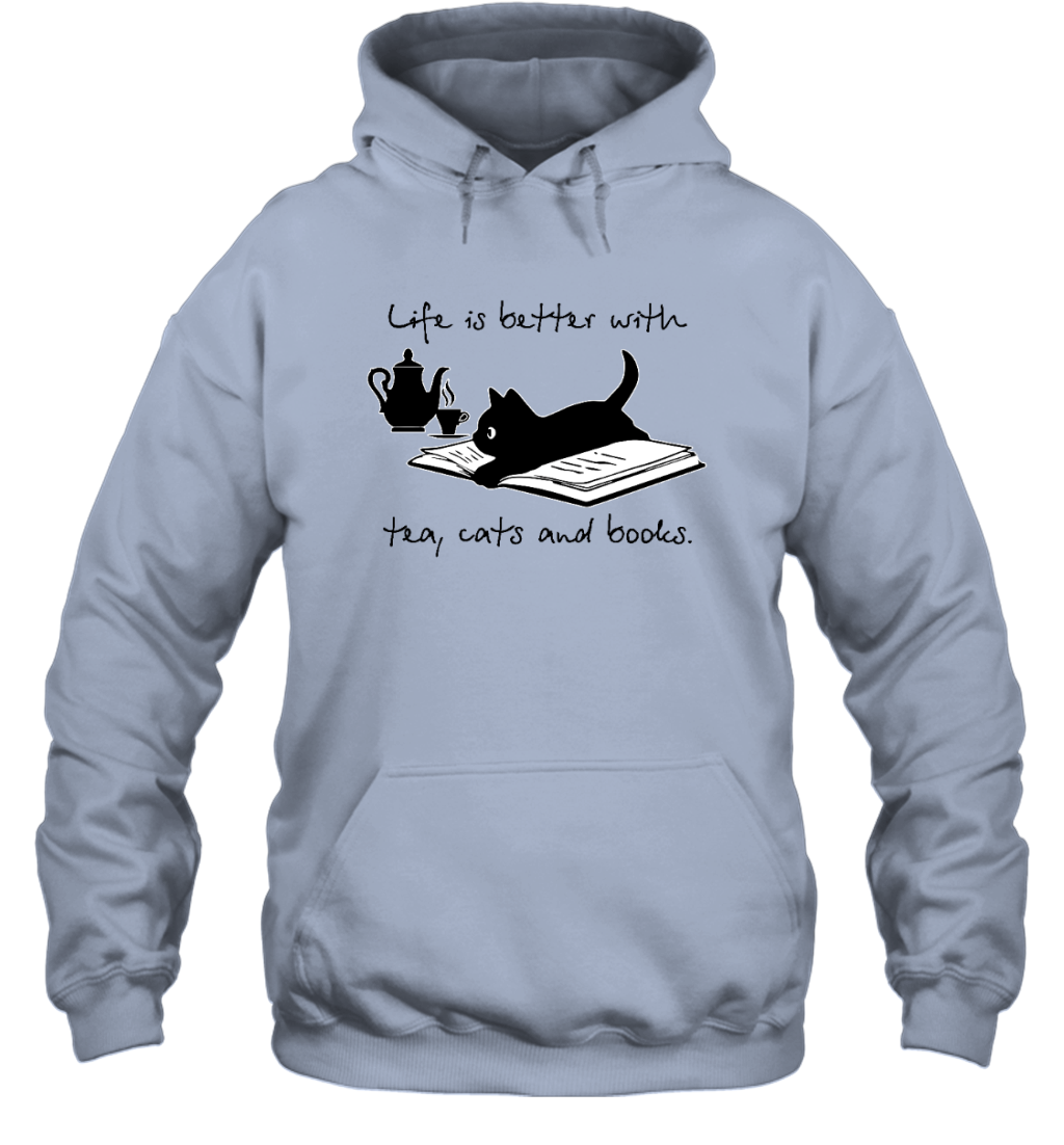 ETT1099a Life Is Better With Tea Cats And Books