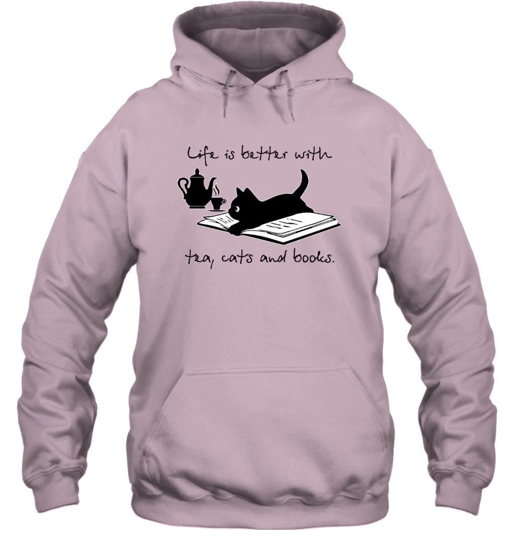 ETT1099a Life Is Better With Tea Cats And Books