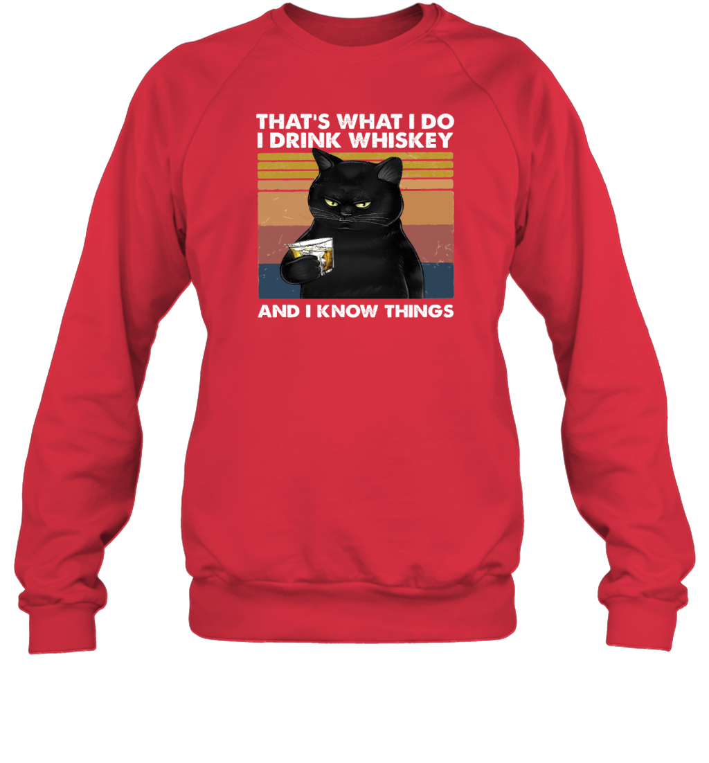 Miah926_cat That's What I Do I Drink Whiskey And I Know Things