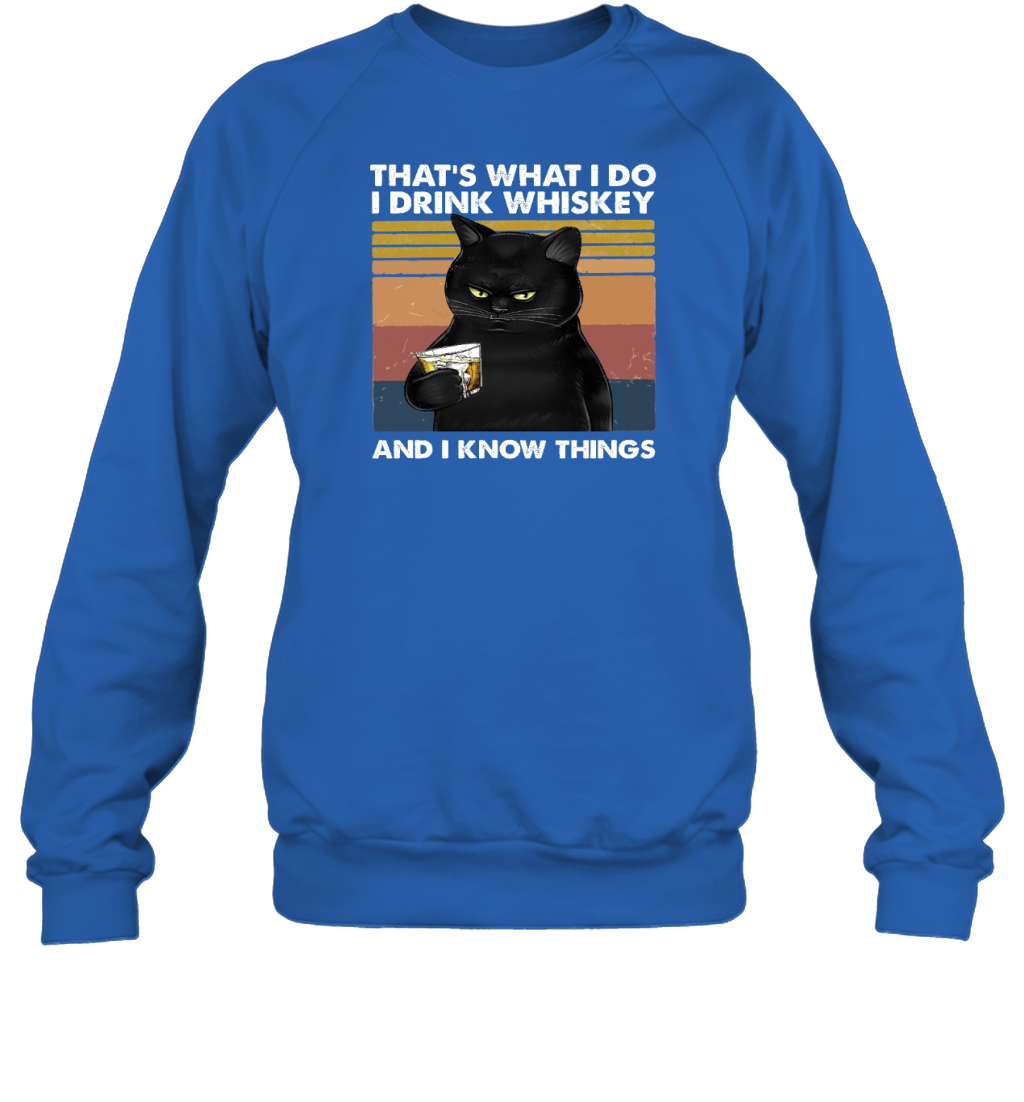 Miah926_cat That's What I Do I Drink Whiskey And I Know Things