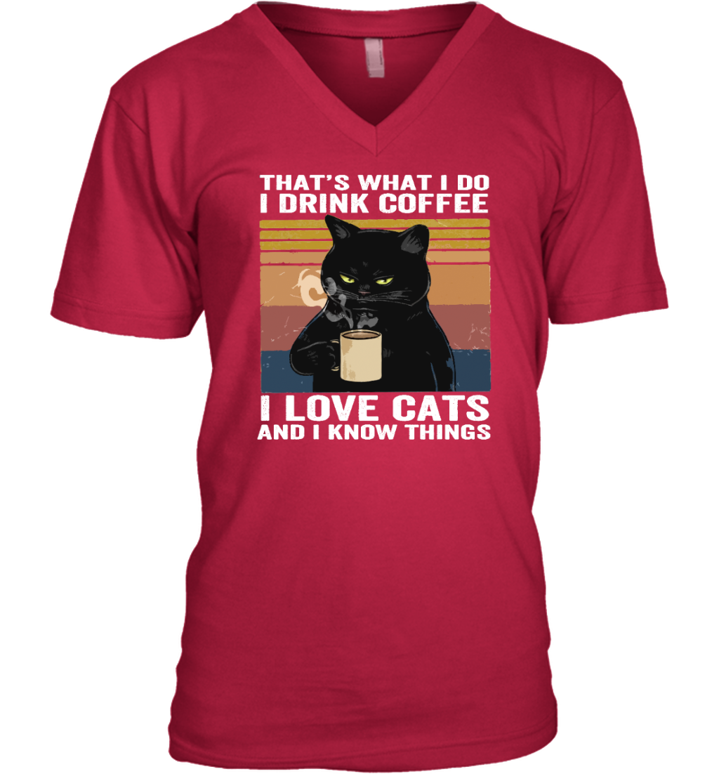 ETT273a I Drink Coffee I Love Cats And I Know Things
