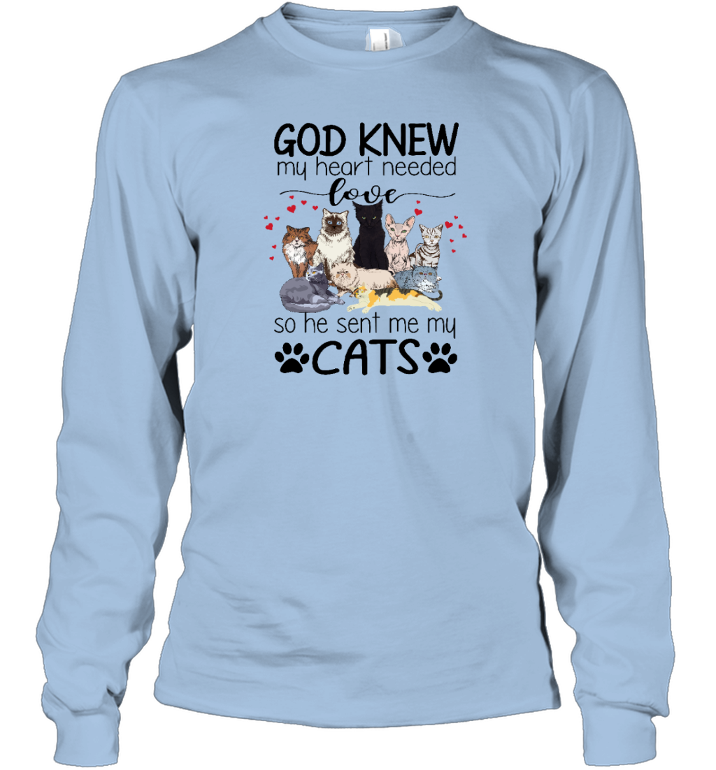 ETT1449 God Knew My Heart Needed Love So He Sent Me My Cats