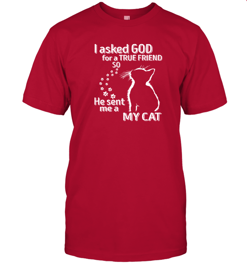 ETT1389 I Asked God For A True Friend So He Sent Me My Cat