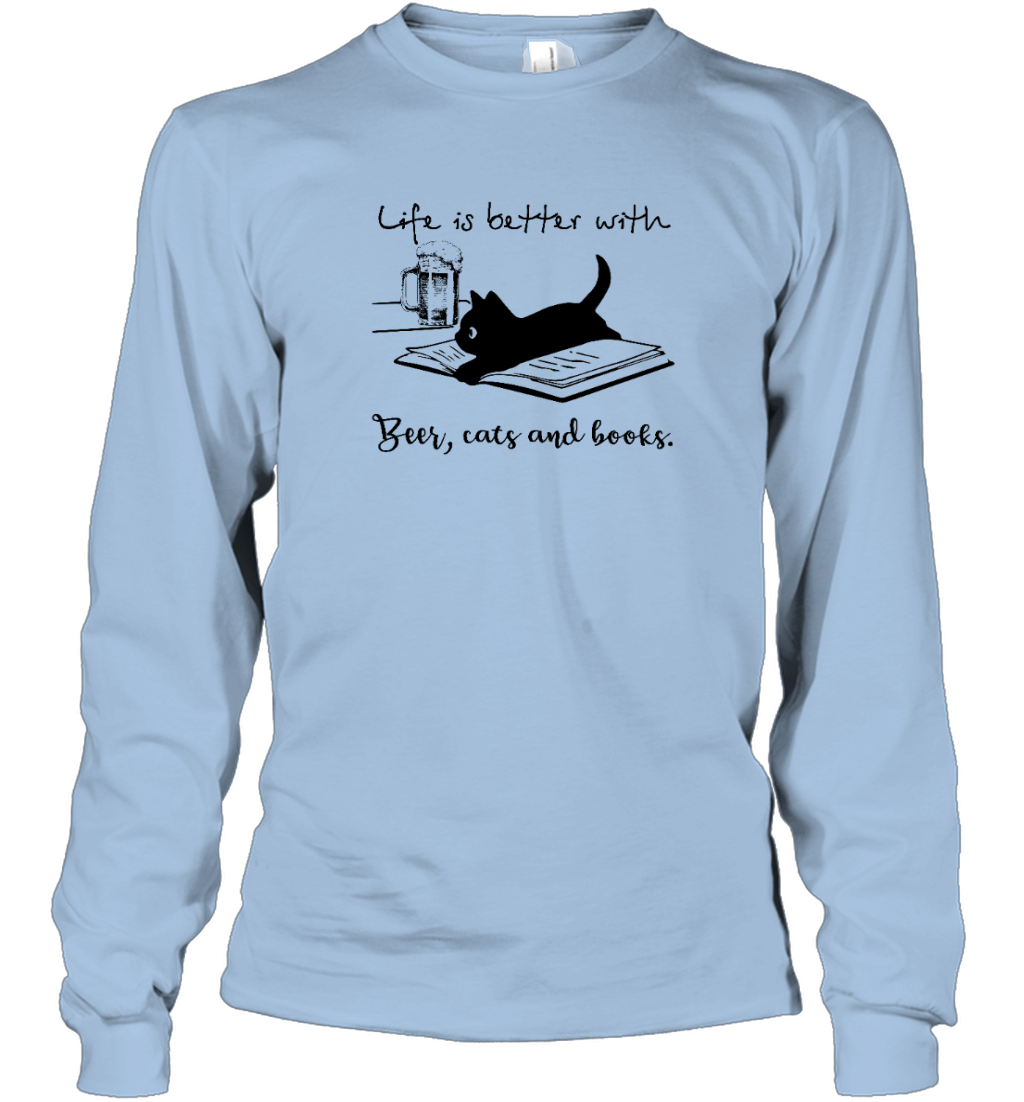Miah869_beer Life Is Better With Beer, Cats And Books
