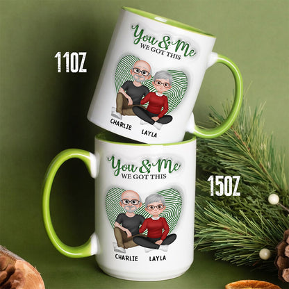 TPST05 You & Me We Got It - 3D Inflated Effect Custom Personalized Mug