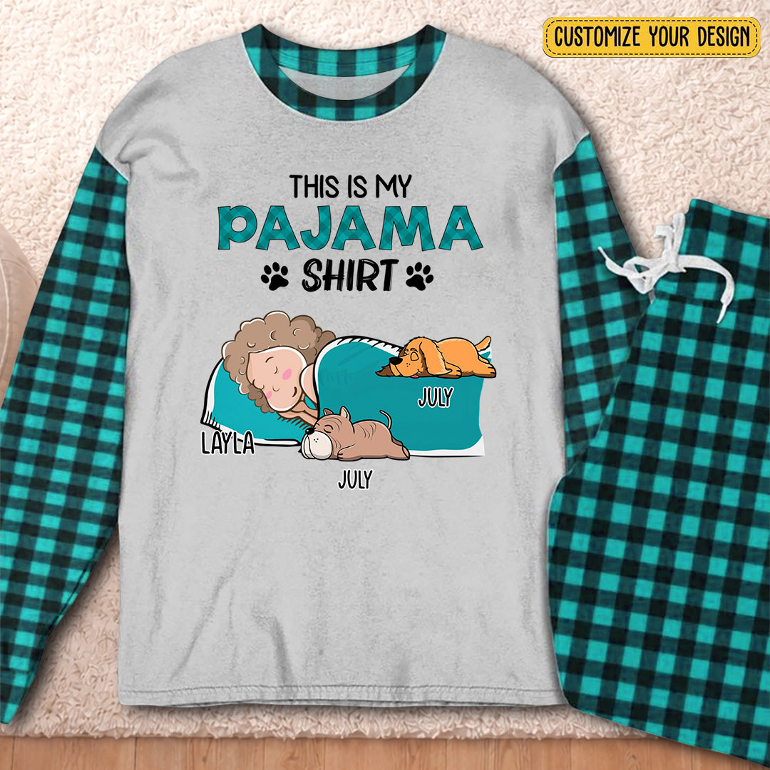 PSTPA01 This Is My Pajama Shirt - Personalized Custom Pajama Set