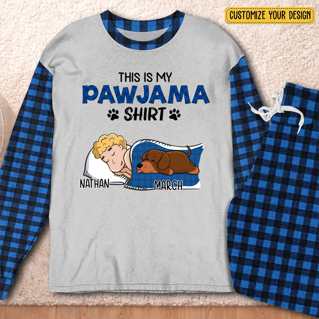 PSTPA01 This Is My Pajama Shirt - Personalized Custom Pajama Set